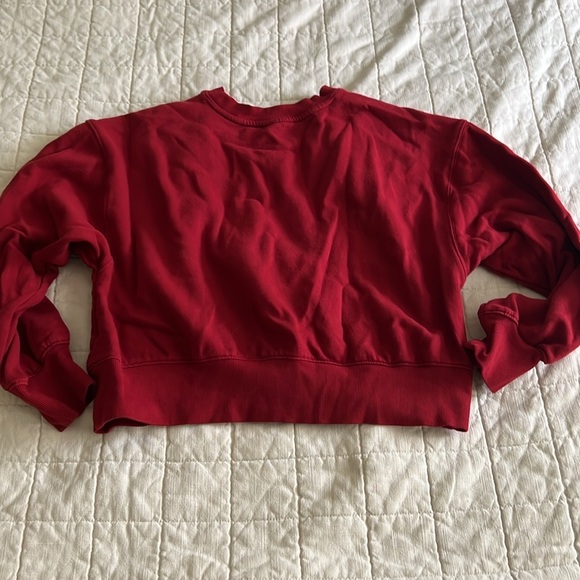 Old Navy Brooklyn Red Crewmeck Sweatshirt - Picture 7 of 8